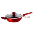 Тиган с капак с незалепващо покритие Ø 26см BRIO RED PASSION, индукция